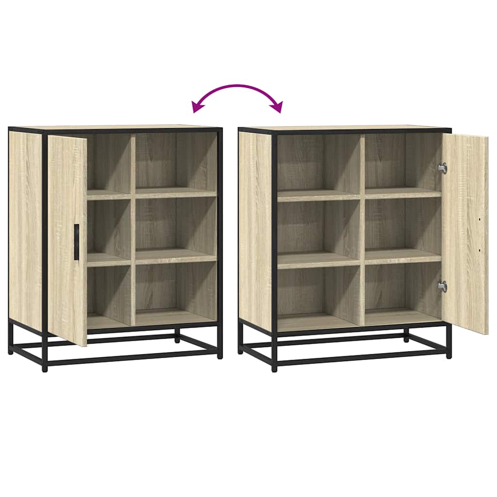 Buffet chêne sonoma 62x35x76 cm bois d'ingénierie - XIOS