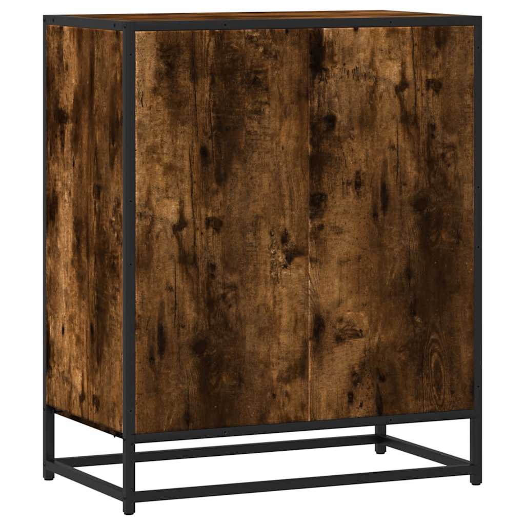 Buffet chêne fumé 62x35x76 cm bois d'ingénierie - XIOS
