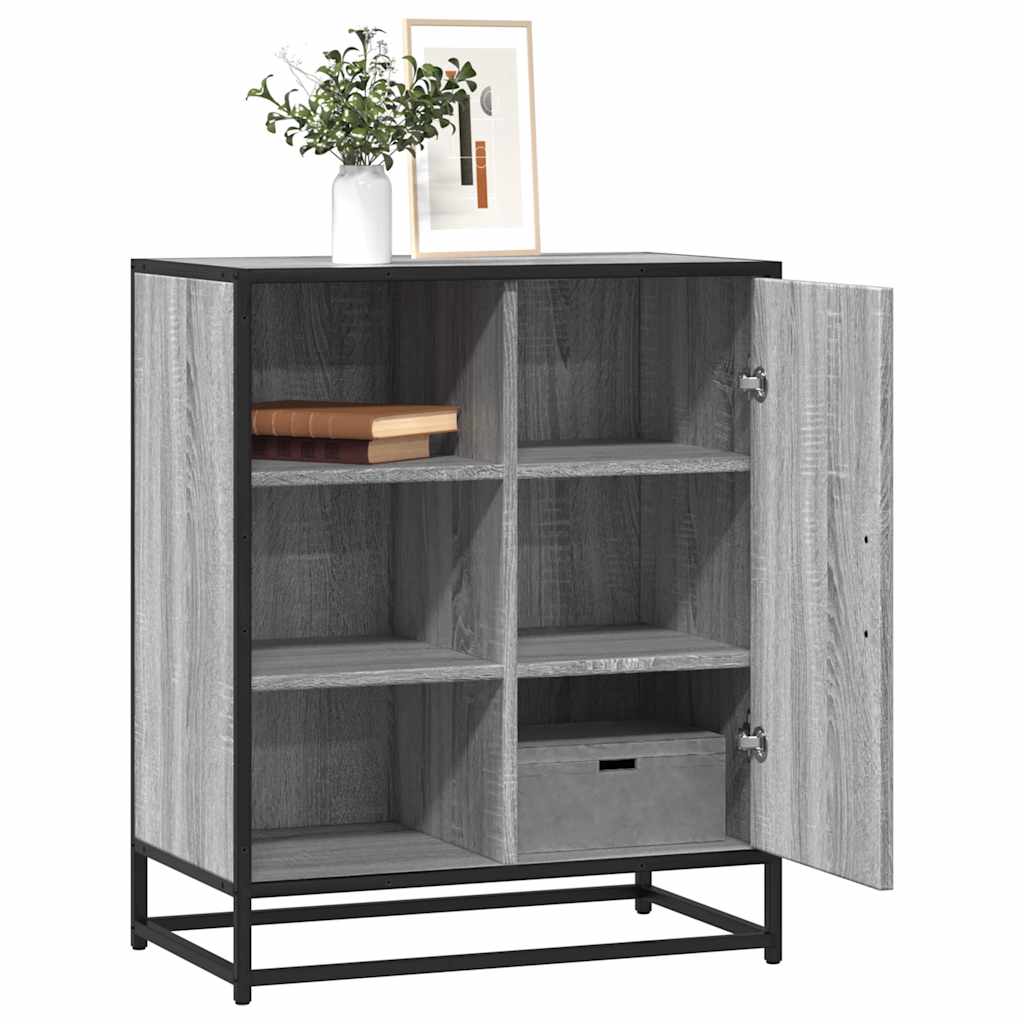 Buffet sonoma gris 62x35x76 cm bois d'ingénierie - XIOS