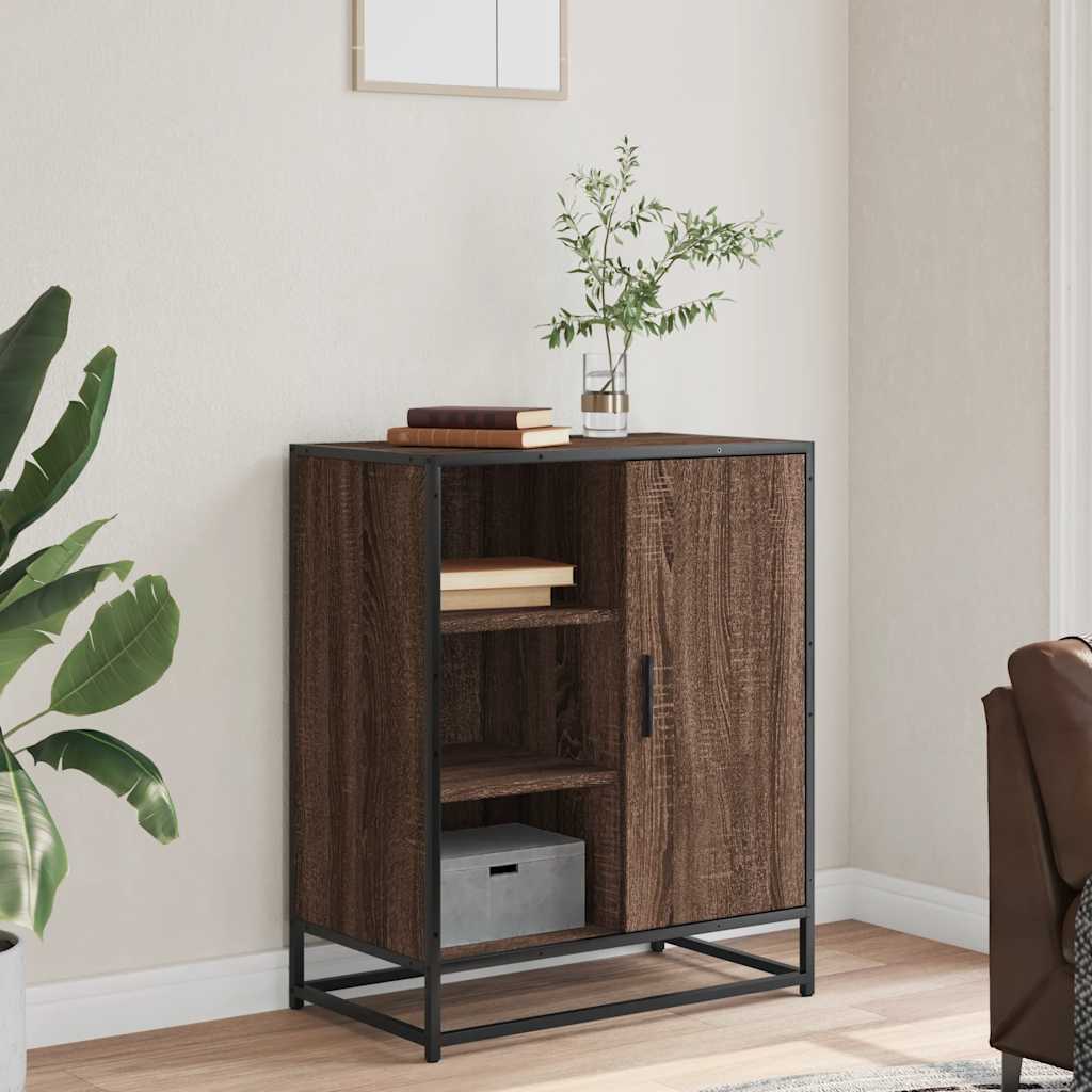 Buffet chêne marron 62x35x76 cm bois d'ingénierie - XIOS