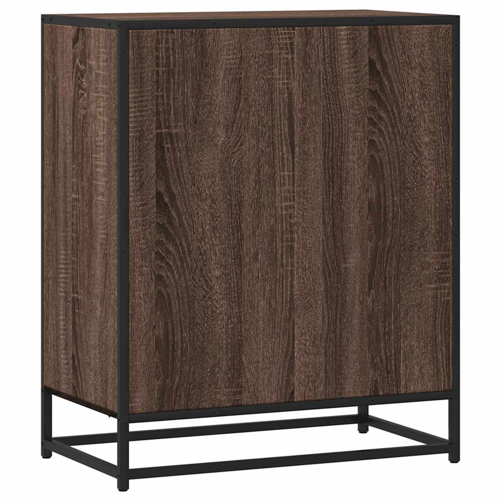 Buffet chêne marron 62x35x76 cm bois d'ingénierie - XIOS