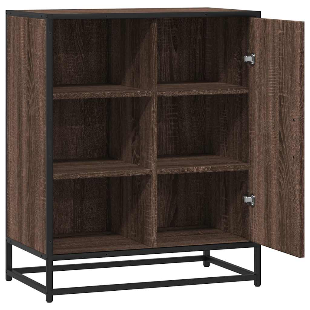 Buffet chêne marron 62x35x76 cm bois d'ingénierie - XIOS