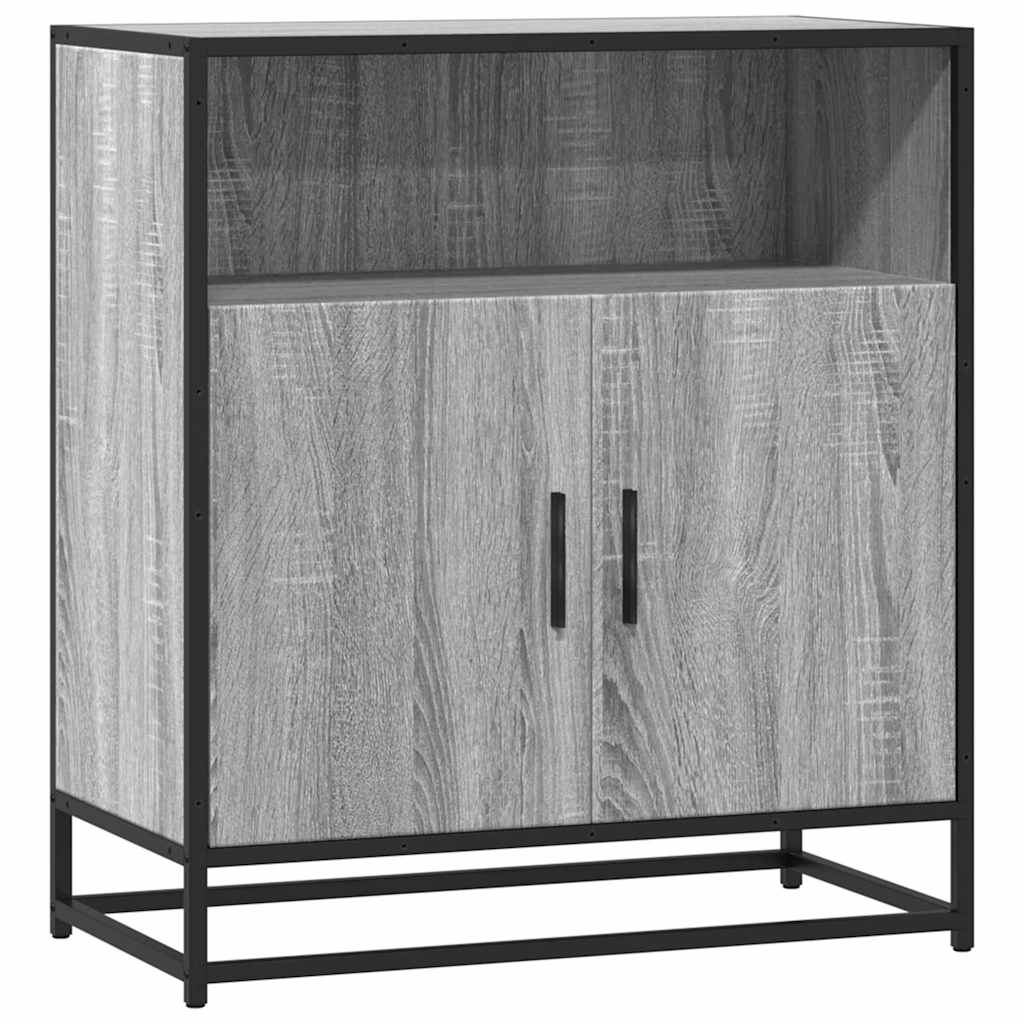 Buffet sonoma gris 68x35x76 cm bois d'ingénierie - XIOS