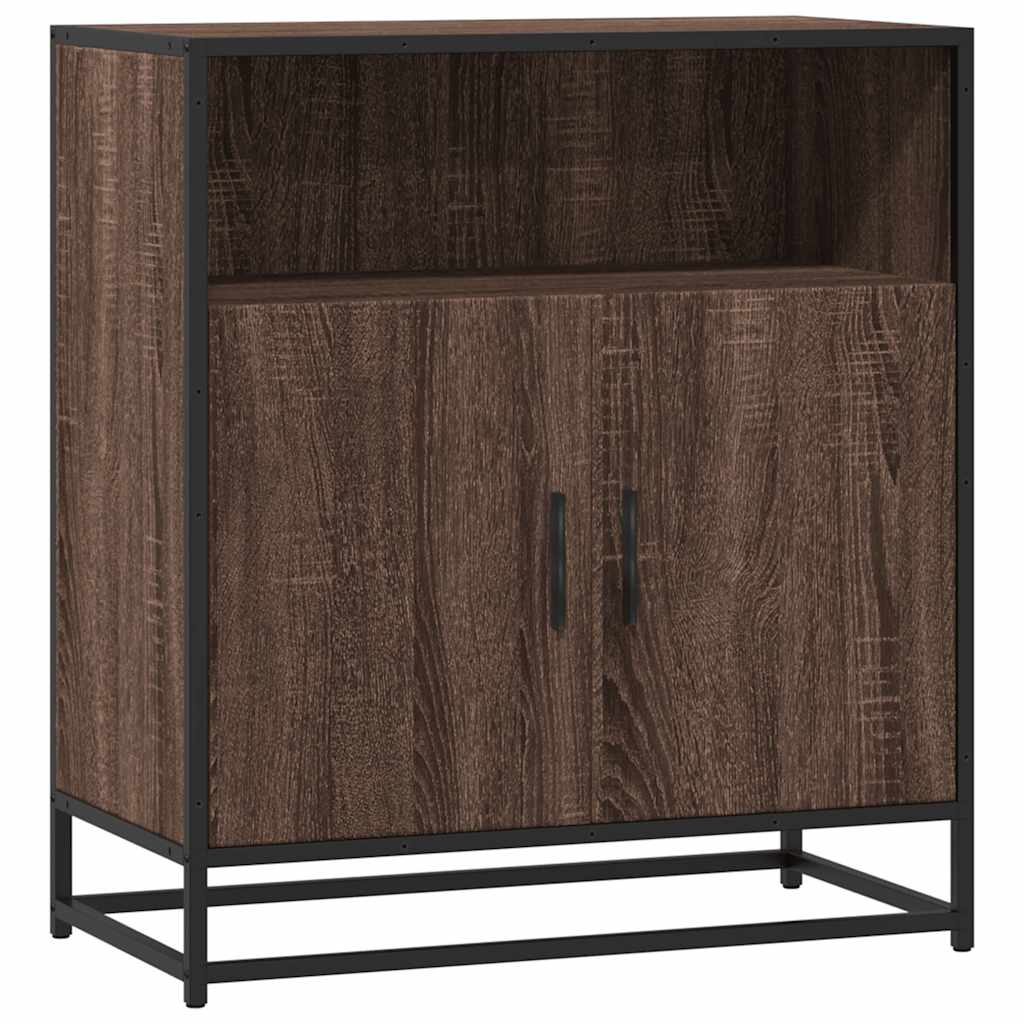 Buffet chêne marron 68x35x76 cm bois d'ingénierie - XIOS