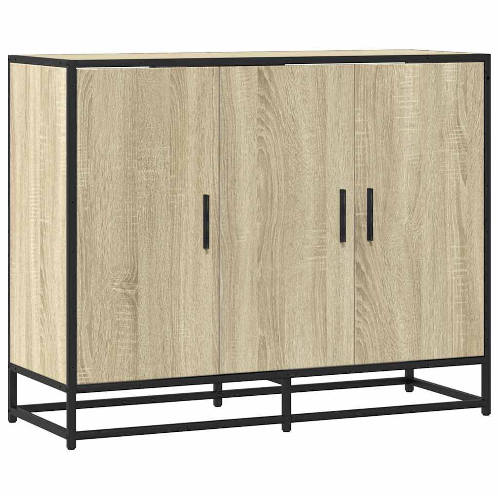 Buffet chêne sonoma 94x35x76 cm bois d'ingénierie - XIOS