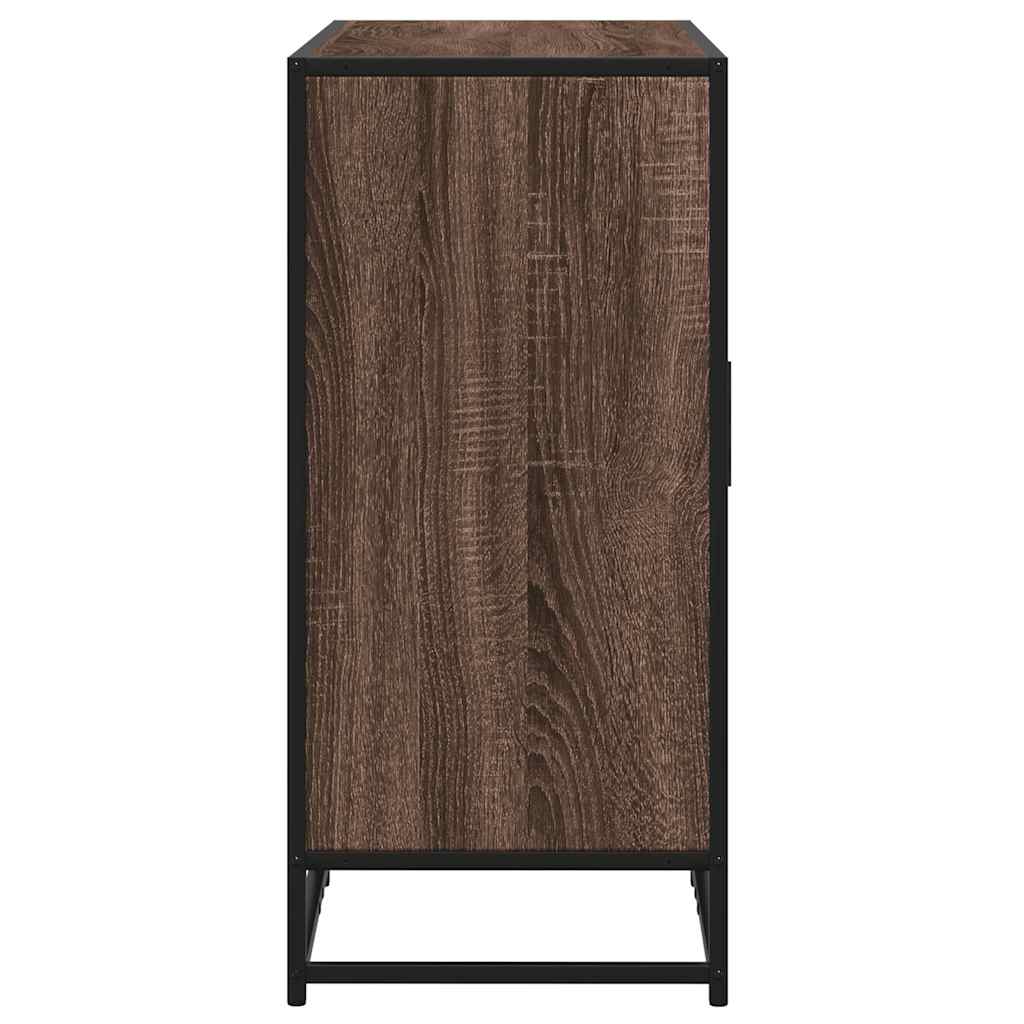 Buffet chêne marron 94x35x76 cm bois d'ingénierie - XIOS