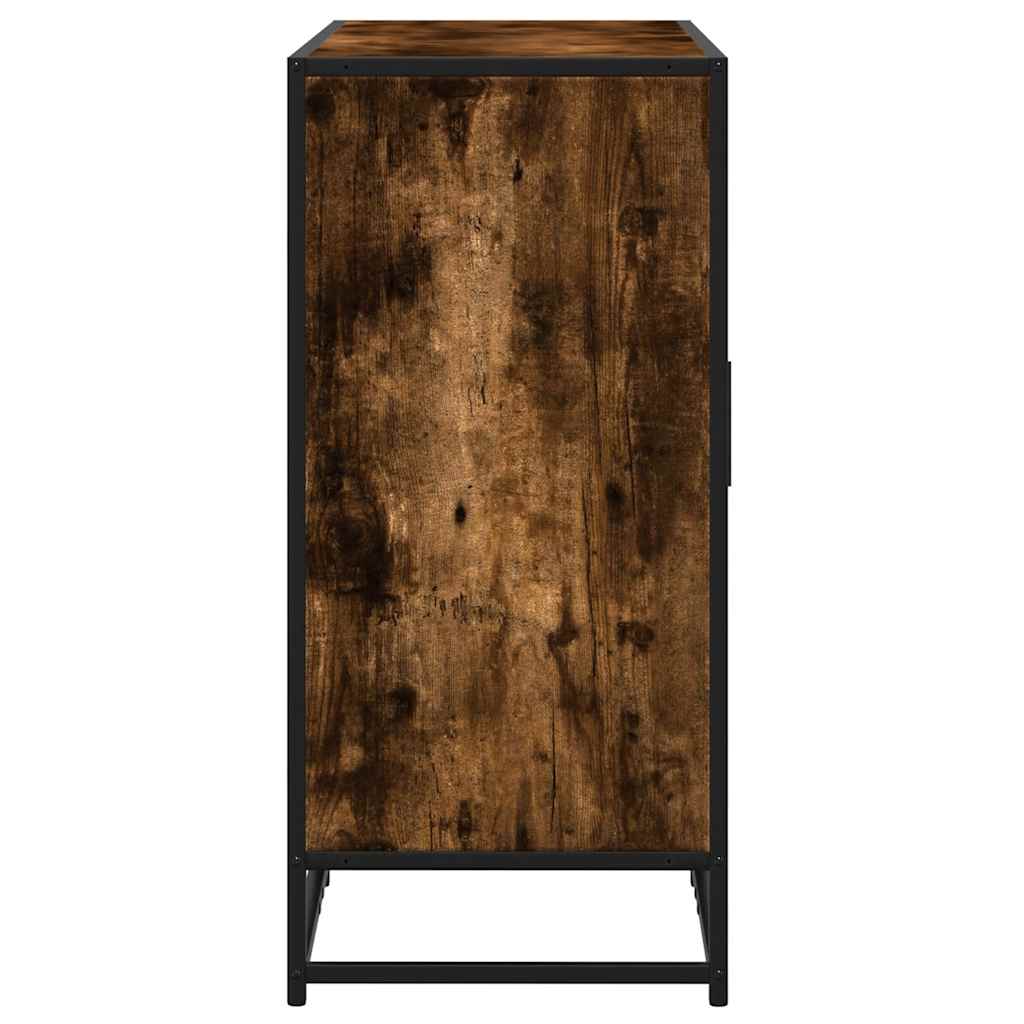Buffet chêne fumé 92x35x76 cm bois d'ingénierie - XIOS