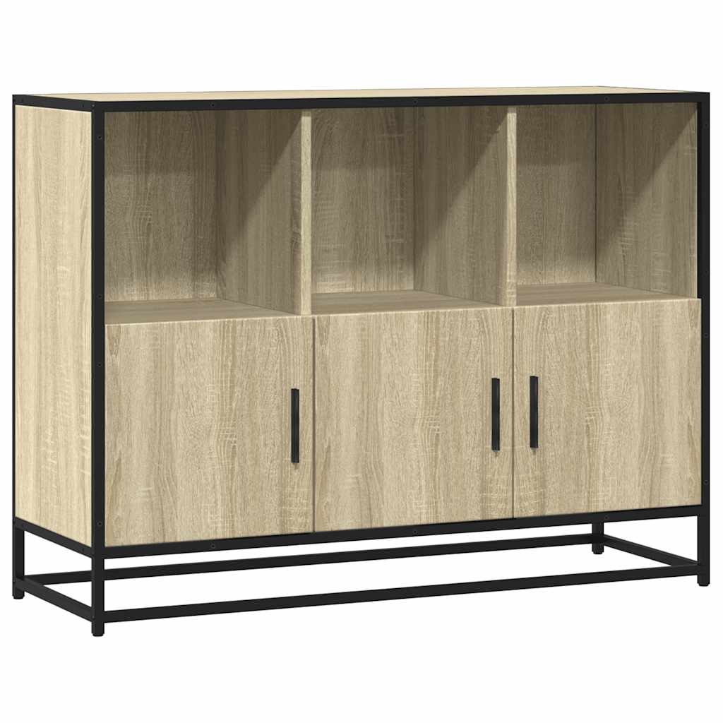 Buffet chêne sonoma 100x35x76 cm bois d'ingénierie - XIOS