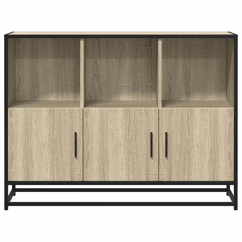 Buffet chêne sonoma 100x35x76 cm bois d'ingénierie - XIOS
