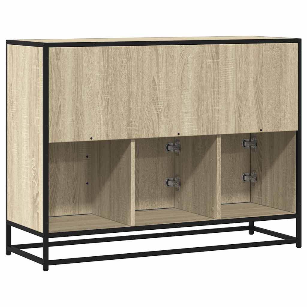 Buffet chêne sonoma 100x35x76 cm bois d'ingénierie - XIOS