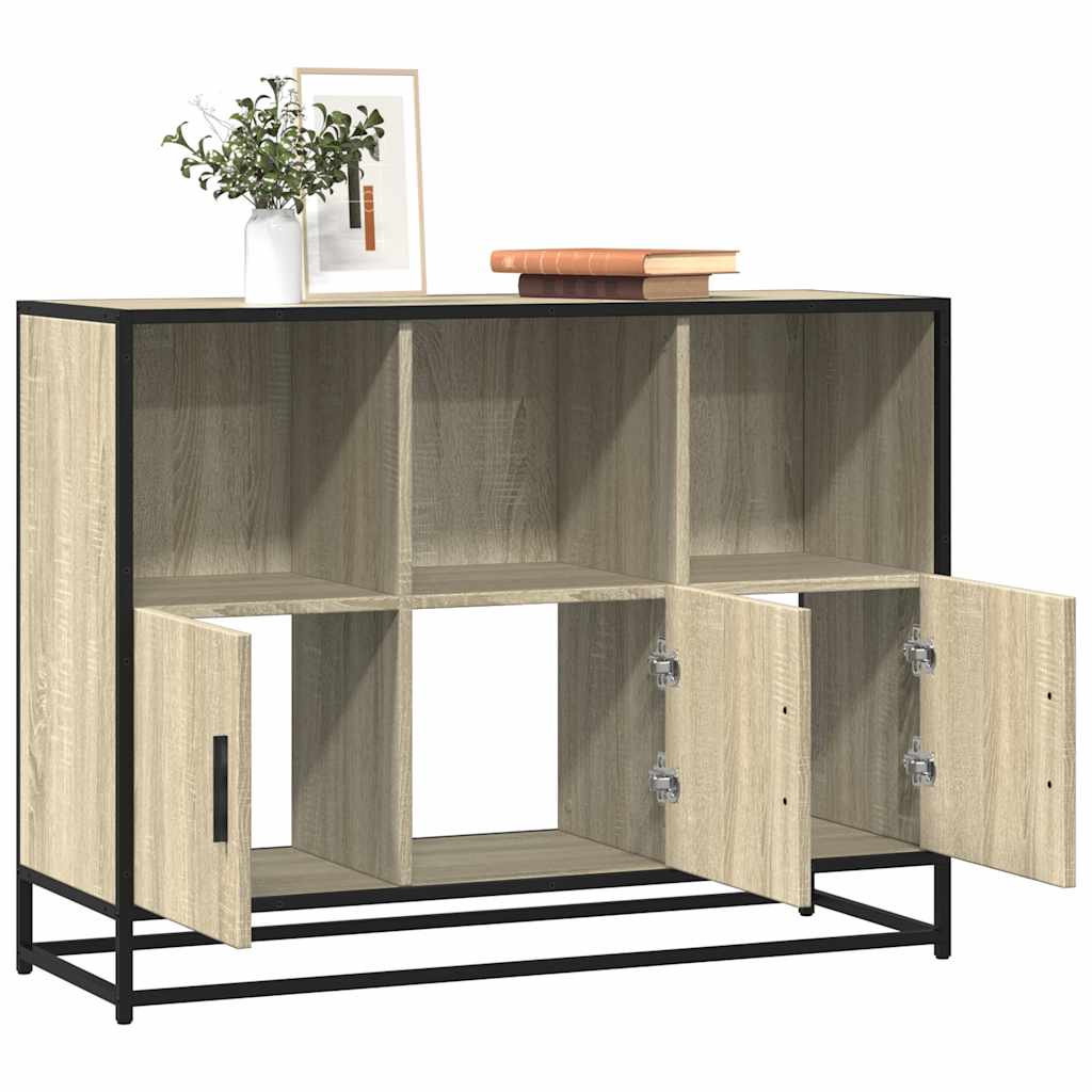 Buffet chêne sonoma 100x35x76 cm bois d'ingénierie - XIOS