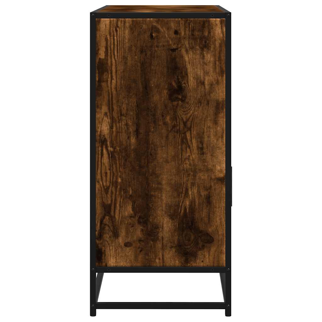 Buffet chêne fumé 100x35x76 cm bois d'ingénierie - XIOS