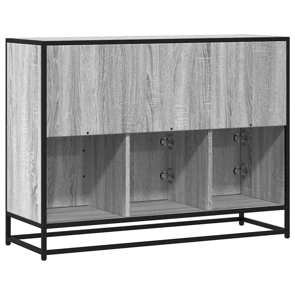 Buffet sonoma gris 100x35x76 cm bois d'ingénierie - XIOS