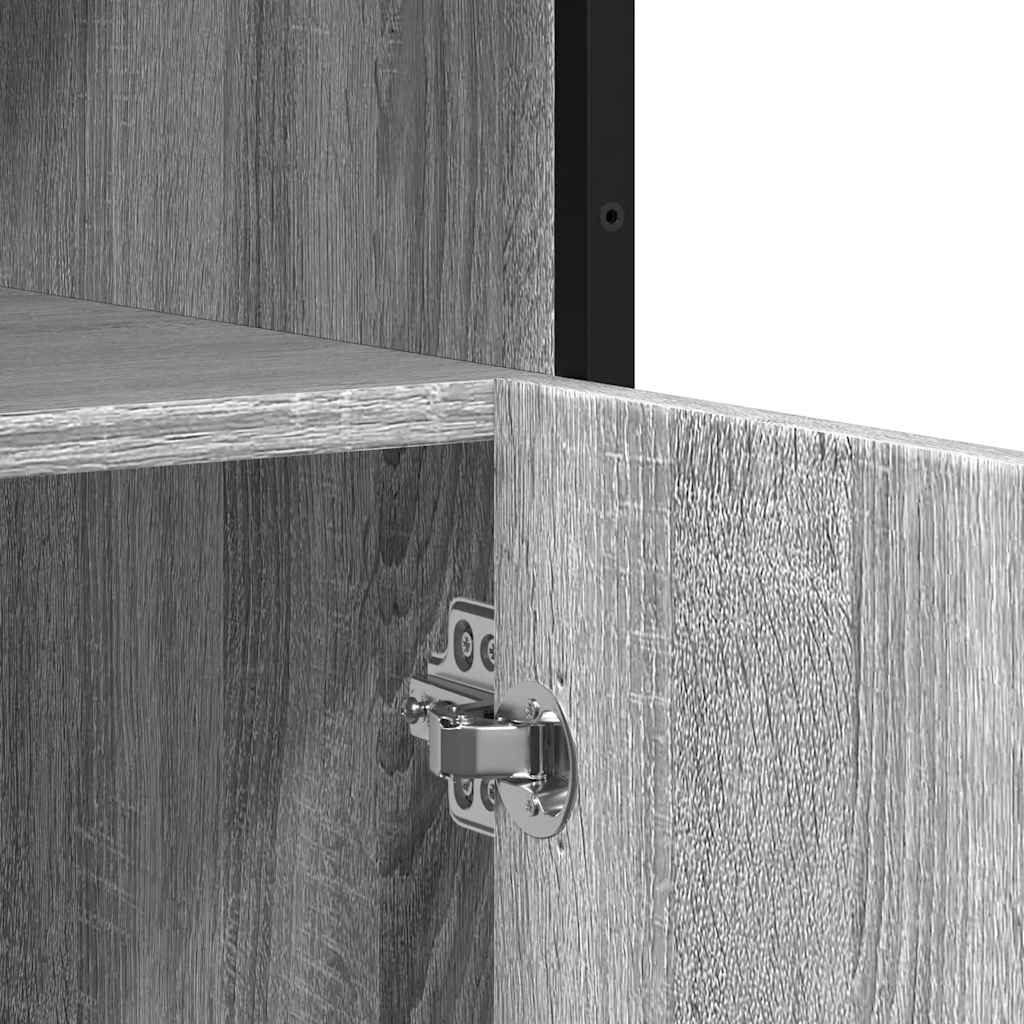 Buffet sonoma gris 100x35x76 cm bois d'ingénierie - XIOS