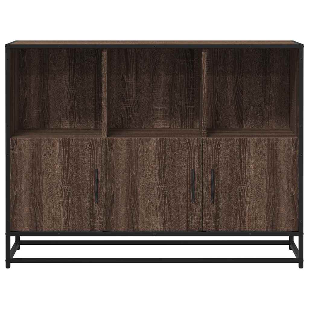 Buffet chêne marron 100x35x76 cm bois d'ingénierie - XIOS