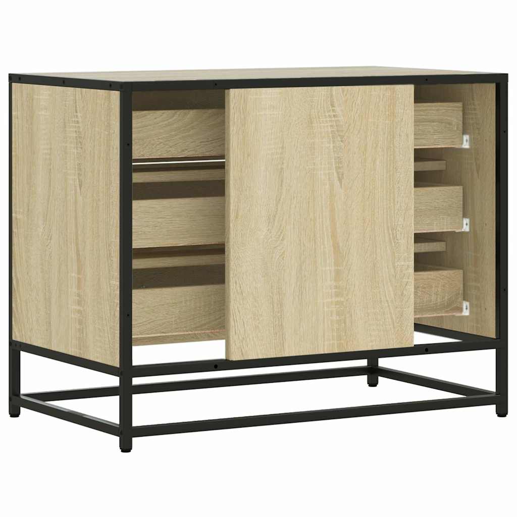 Commode chêne sonoma 70x41x56 cm bois d'ingénierie - XIOS
