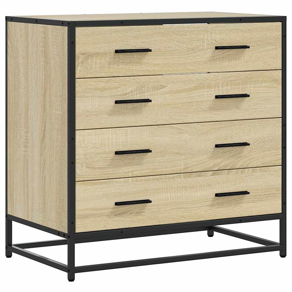 Commode chêne sonoma 70x41x70 cm bois d'ingénierie - XIOS