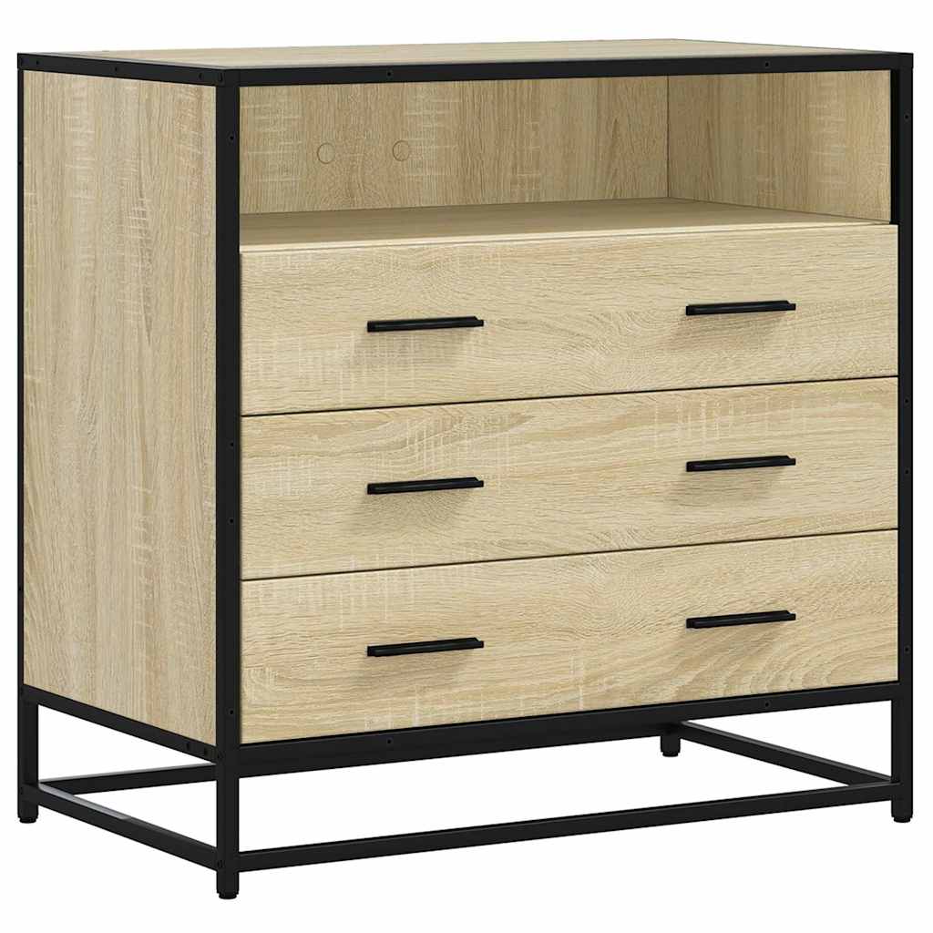 Commode chêne sonoma 70x41x70 cm bois d'ingénierie - XIOS