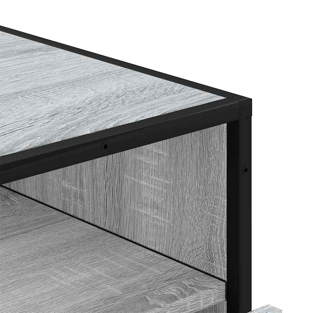 Commode sonoma gris 70x41x70 cm bois d'ingénierie - XIOS