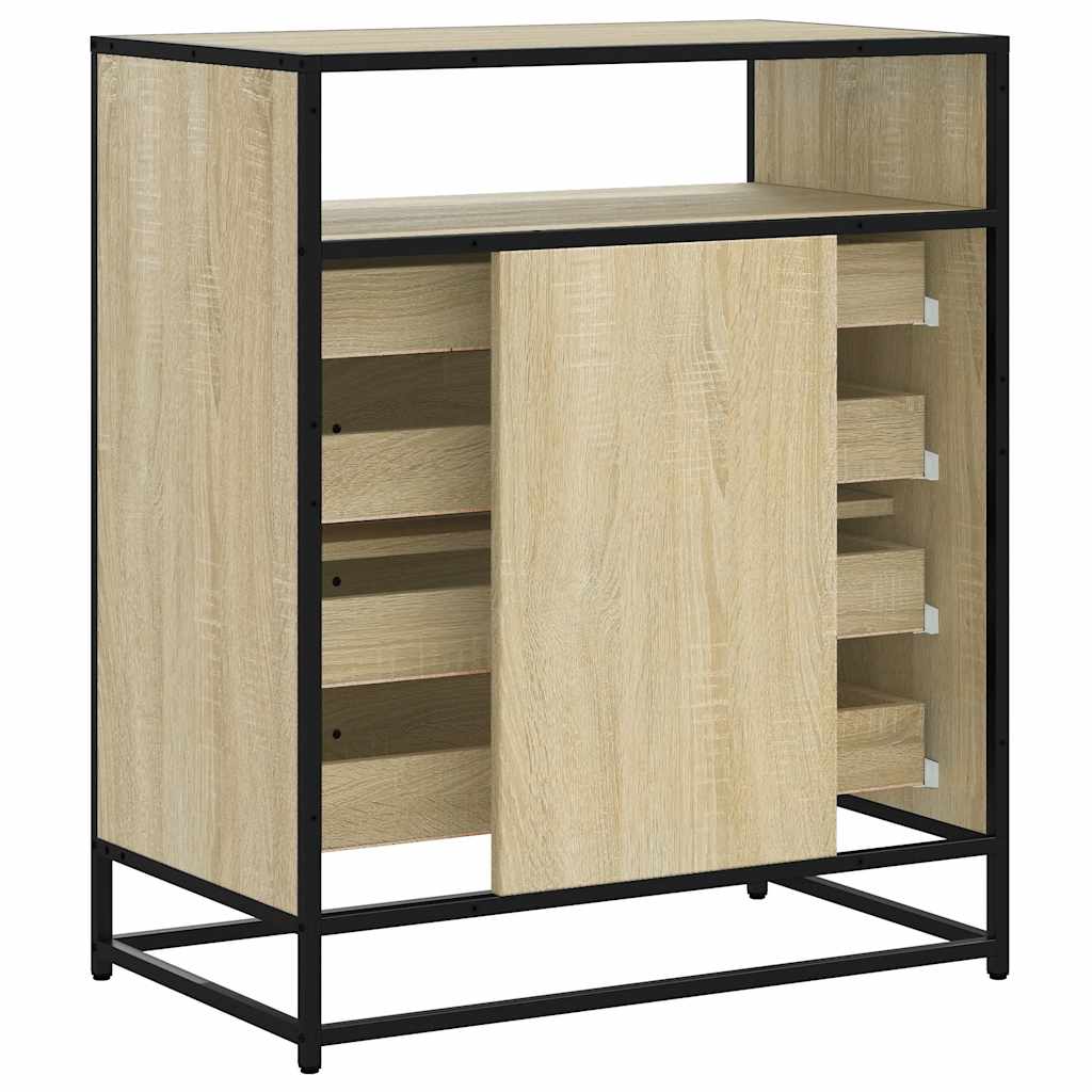 Commode chêne sonoma 70x41x83,5 cm bois d'ingénierie - XIOS