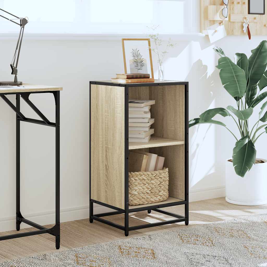 Bibliothèque chêne sonoma 40x35x76 cm bois d'ingénierie - XIOS