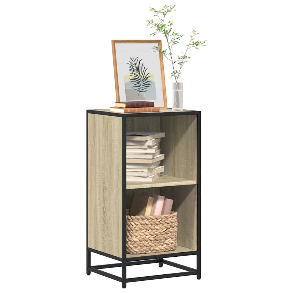 Bibliothèque chêne sonoma 40x35x76 cm bois d'ingénierie - XIOS