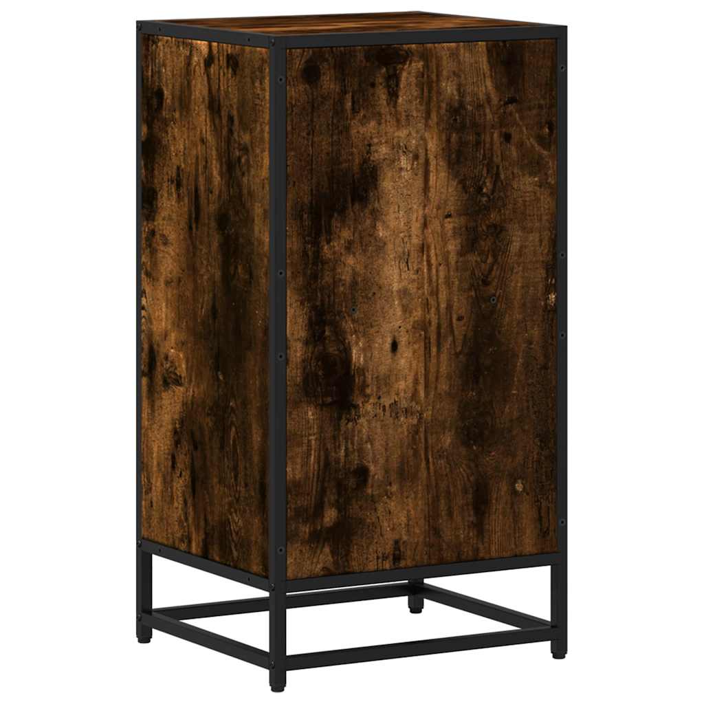 Bibliothèque chêne fumé 40x35x76 cm bois d'ingénierie - XIOS