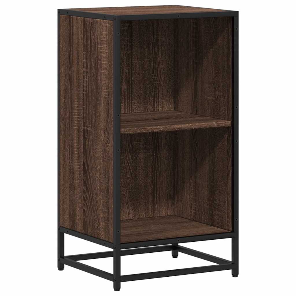 Bibliothèque chêne marron 40x35x76 cm bois d'ingénierie - XIOS