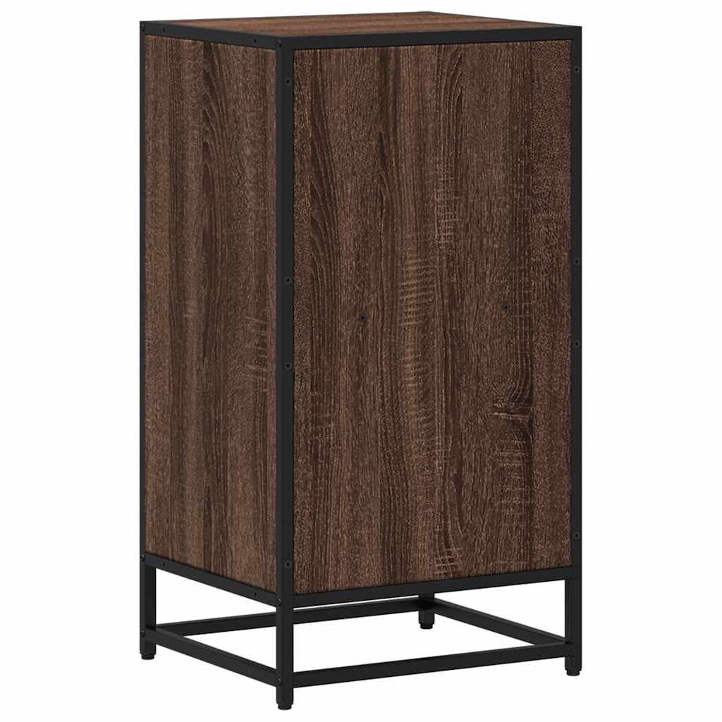Bibliothèque chêne marron 40x35x76 cm bois d'ingénierie - XIOS