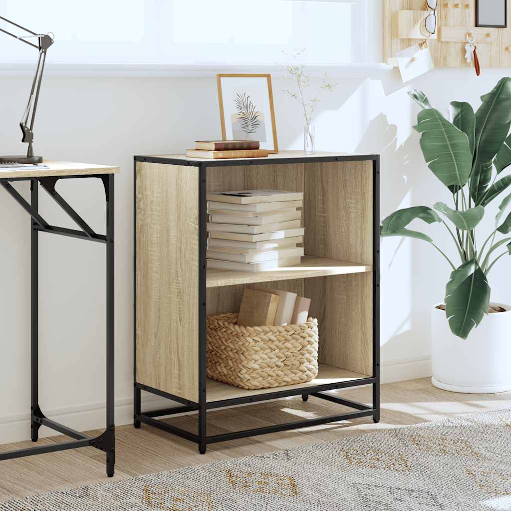 Bibliothèque chêne sonoma 60x35x76 cm bois d'ingénierie - XIOS