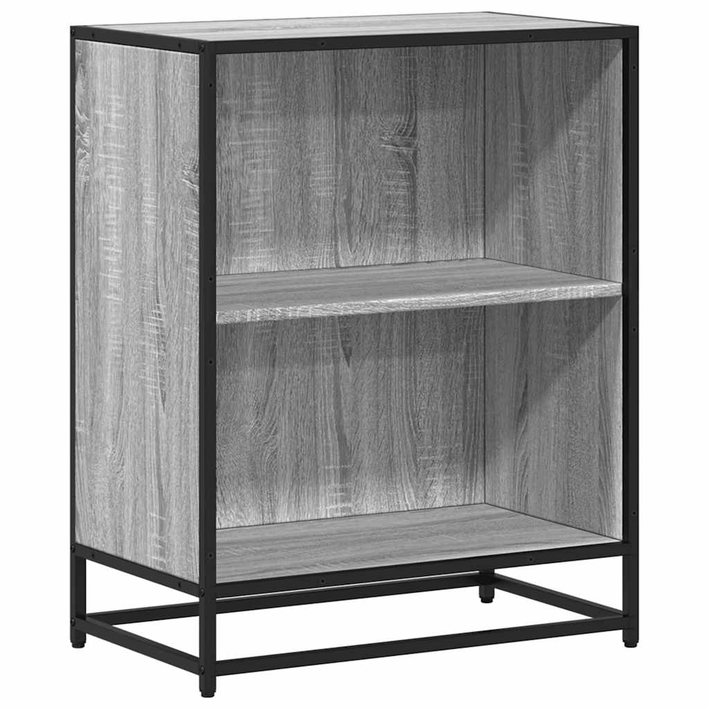 Bibliothèque sonoma gris 60x35x76 cm bois d'ingénierie - XIOS