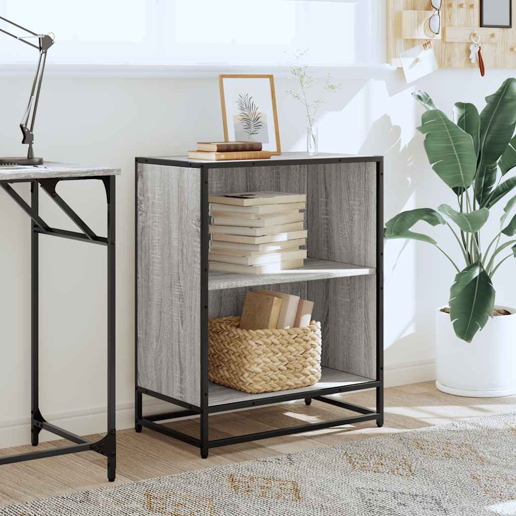 Bibliothèque sonoma gris 60x35x76 cm bois d'ingénierie - XIOS