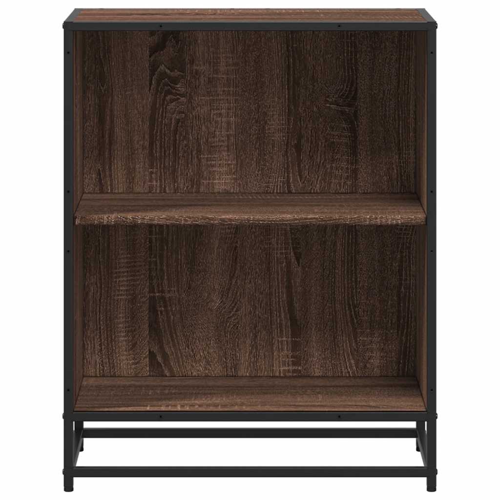 Bibliothèque chêne marron 60x35x76 cm bois d'ingénierie - XIOS