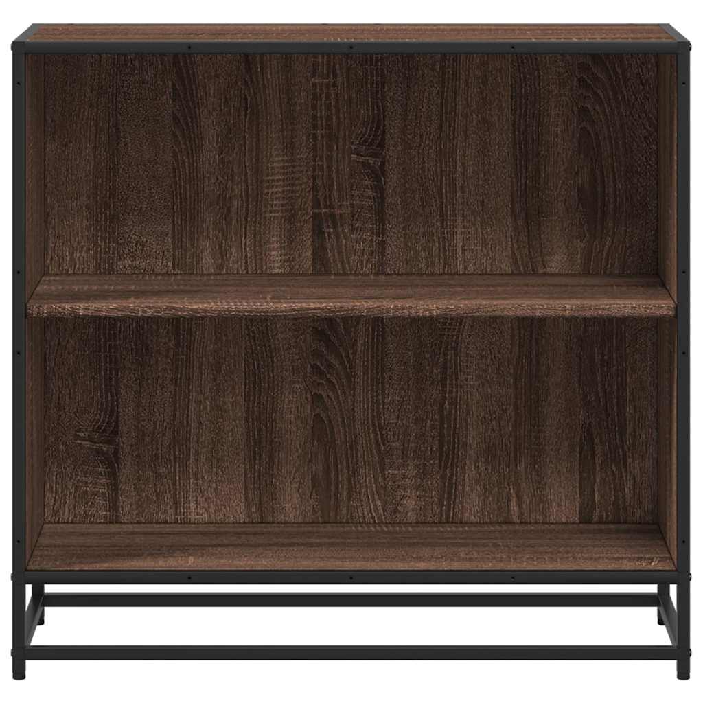 Bibliothèque chêne marron 80,5x35x76 cm bois d'ingénierie - XIOS