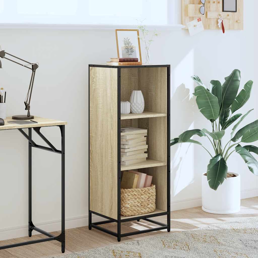Bibliothèque chêne sonoma 40x35x107,5 cm bois d'ingénierie - XIOS