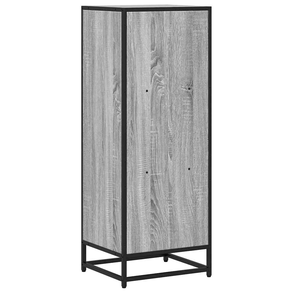 Bibliothèque sonoma gris 40x35x107,5 cm bois d'ingénierie - XIOS