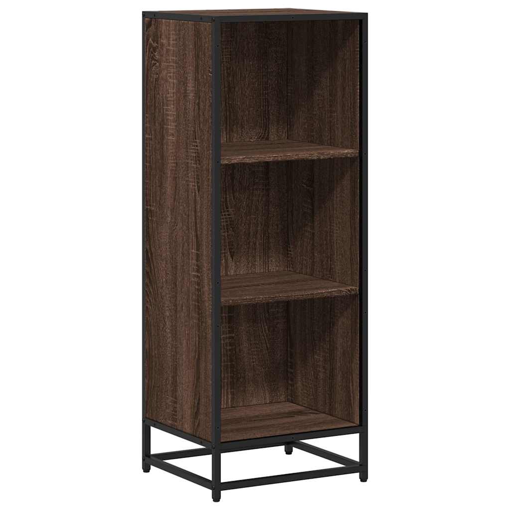 Bibliothèque chêne marron 40x35x107,5 cm bois d'ingénierie - XIOS