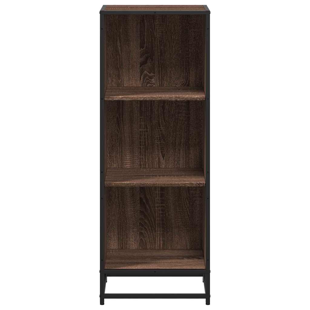 Bibliothèque chêne marron 40x35x107,5 cm bois d'ingénierie - XIOS