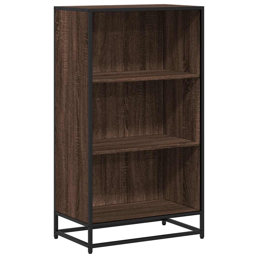 Bibliothèque chêne marron 60x35x107,5 cm bois d'ingénierie - XIOS