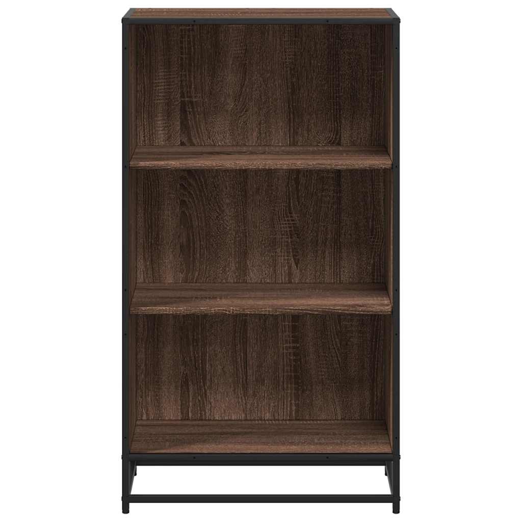Bibliothèque chêne marron 60x35x107,5 cm bois d'ingénierie - XIOS