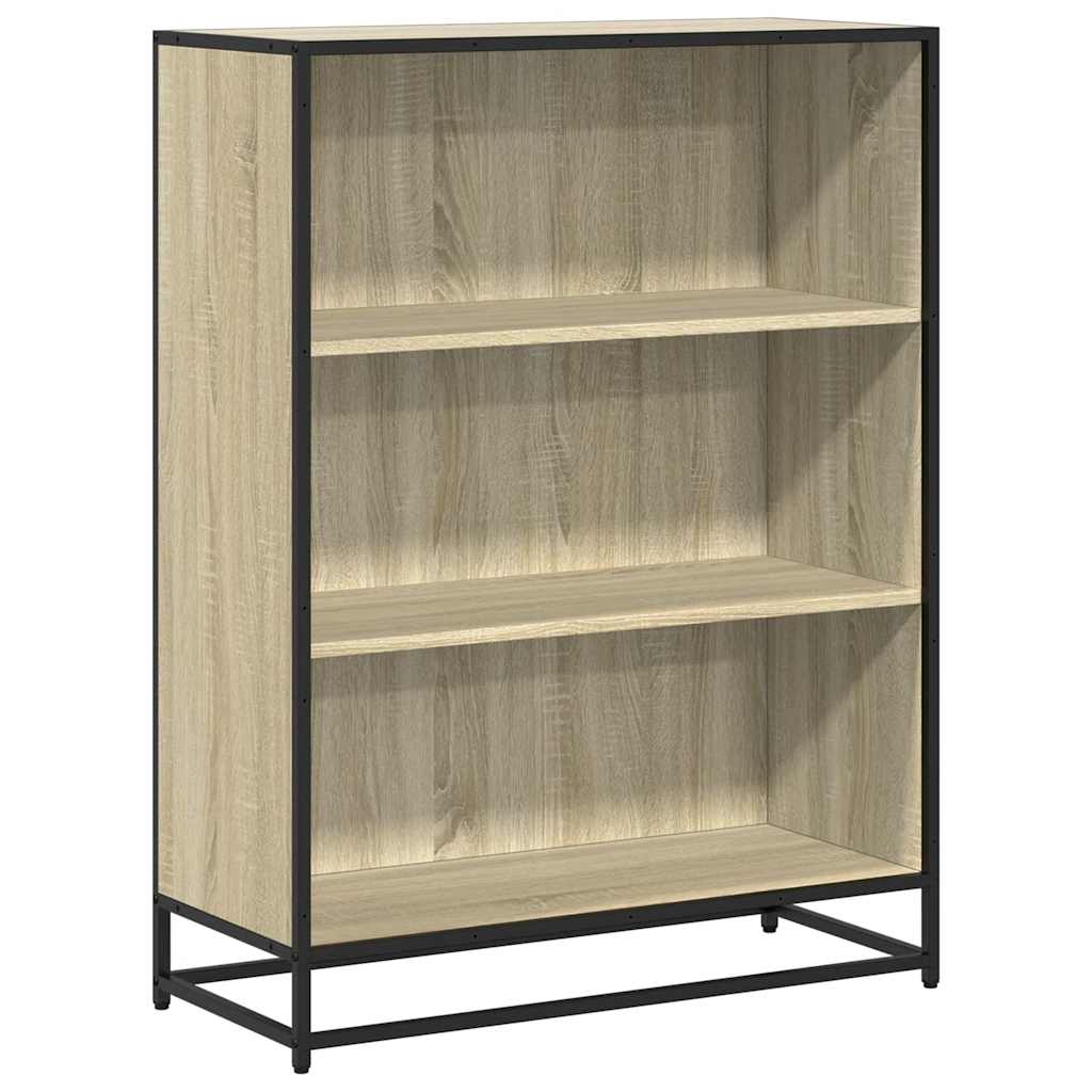 Bibliothèque chêne sonoma 80,5x35x107,5 cm bois d'ingénierie - XIOS