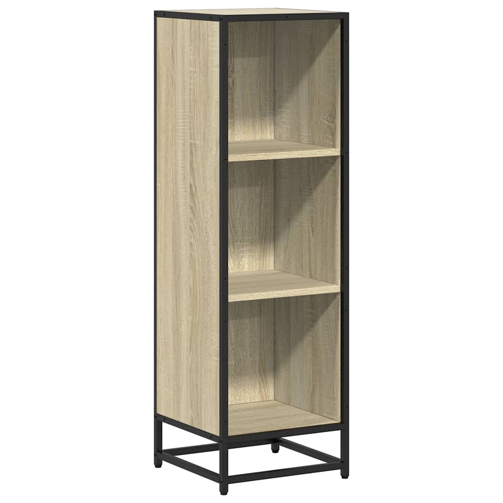 Bibliothèque chêne sonoma 33,5x33x107,5 cm bois d'ingénierie - XIOS