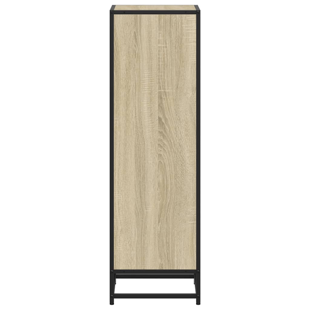 Bibliothèque chêne sonoma 33,5x33x107,5 cm bois d'ingénierie - XIOS