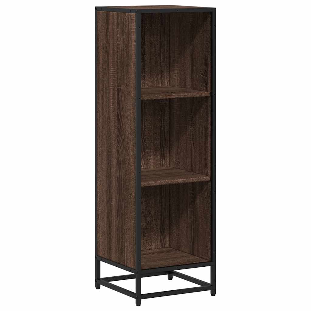 Bibliothèque chêne marron 33,5x33x107,5 cm bois d'ingénierie - XIOS