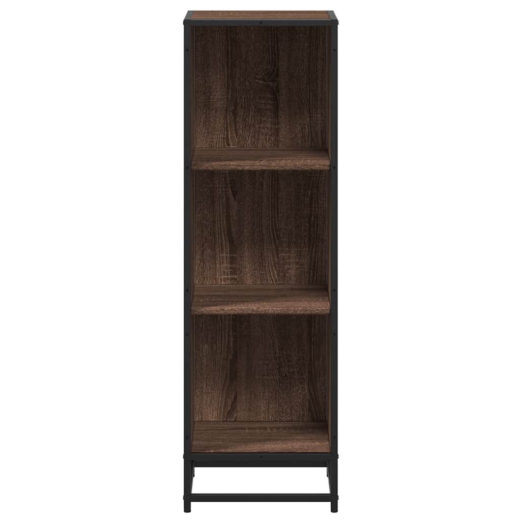 Bibliothèque chêne marron 33,5x33x107,5 cm bois d'ingénierie - XIOS