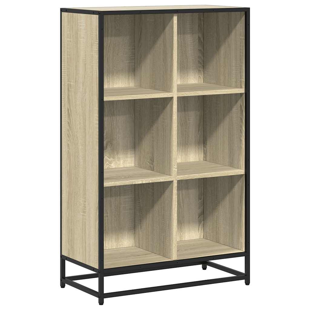 Bibliothèque chêne sonoma 65,5x33x107,5 cm bois d'ingénierie - XIOS