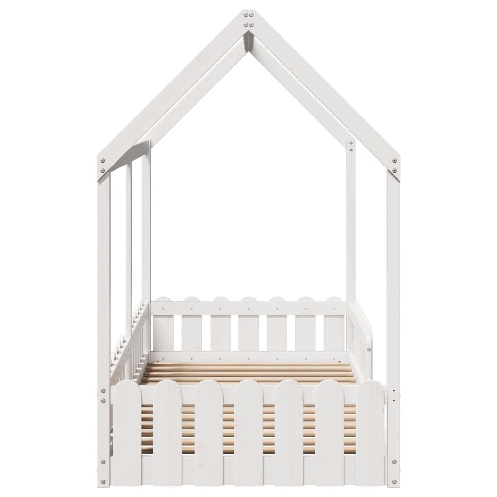 Cadre de lit d'enfants forme de maison sans matelas 90x200 cm - XIOS