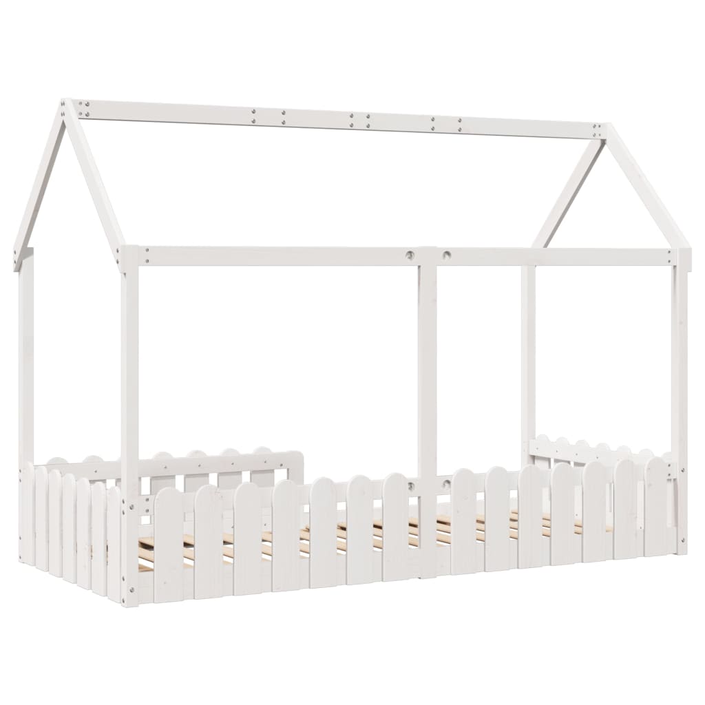Cadre de lit d'enfants forme de maison sans matelas 90x200 cm - XIOS