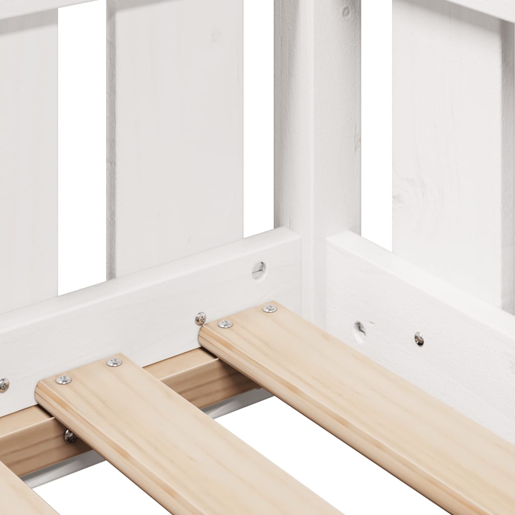 Cadre de lit d'enfants forme de maison sans matelas 90x200 cm - XIOS
