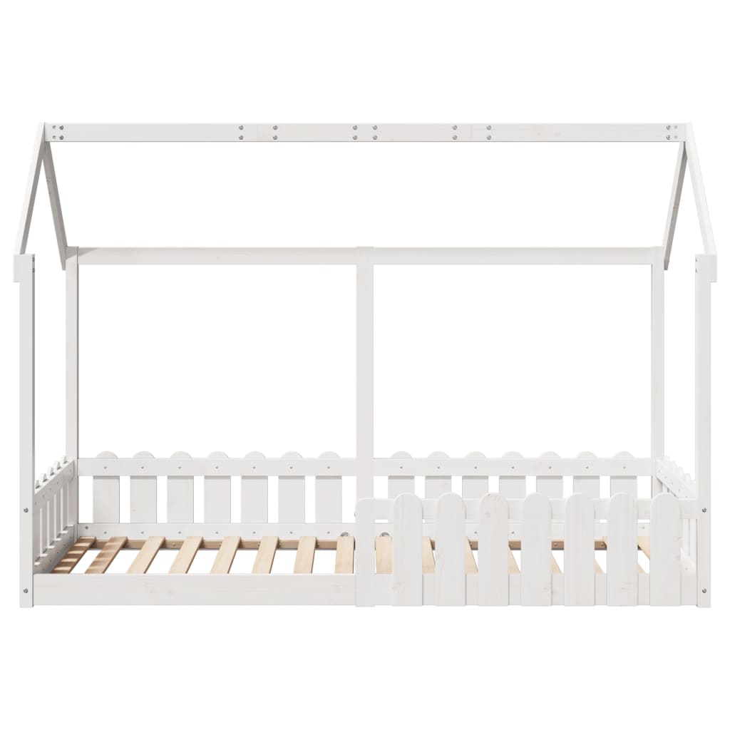 Cadre de lit d'enfants forme de maison sans matelas 80x200 cm - XIOS